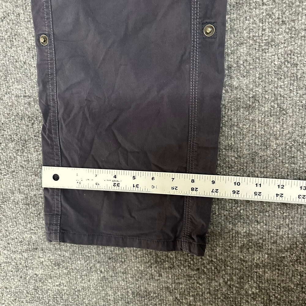 Kuhl Cargo Pants Womens Size 10 Reg Charcoal Grey Hiking Outdoor Utility Casual - Picture 4 of 9